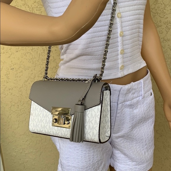 Michael Kors Handbags - Michael Kors Rose Bright White SM Crossbody
